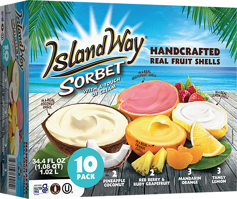 Island Way Sorbet: BJ's Club Exclusive Variety 10-Pack