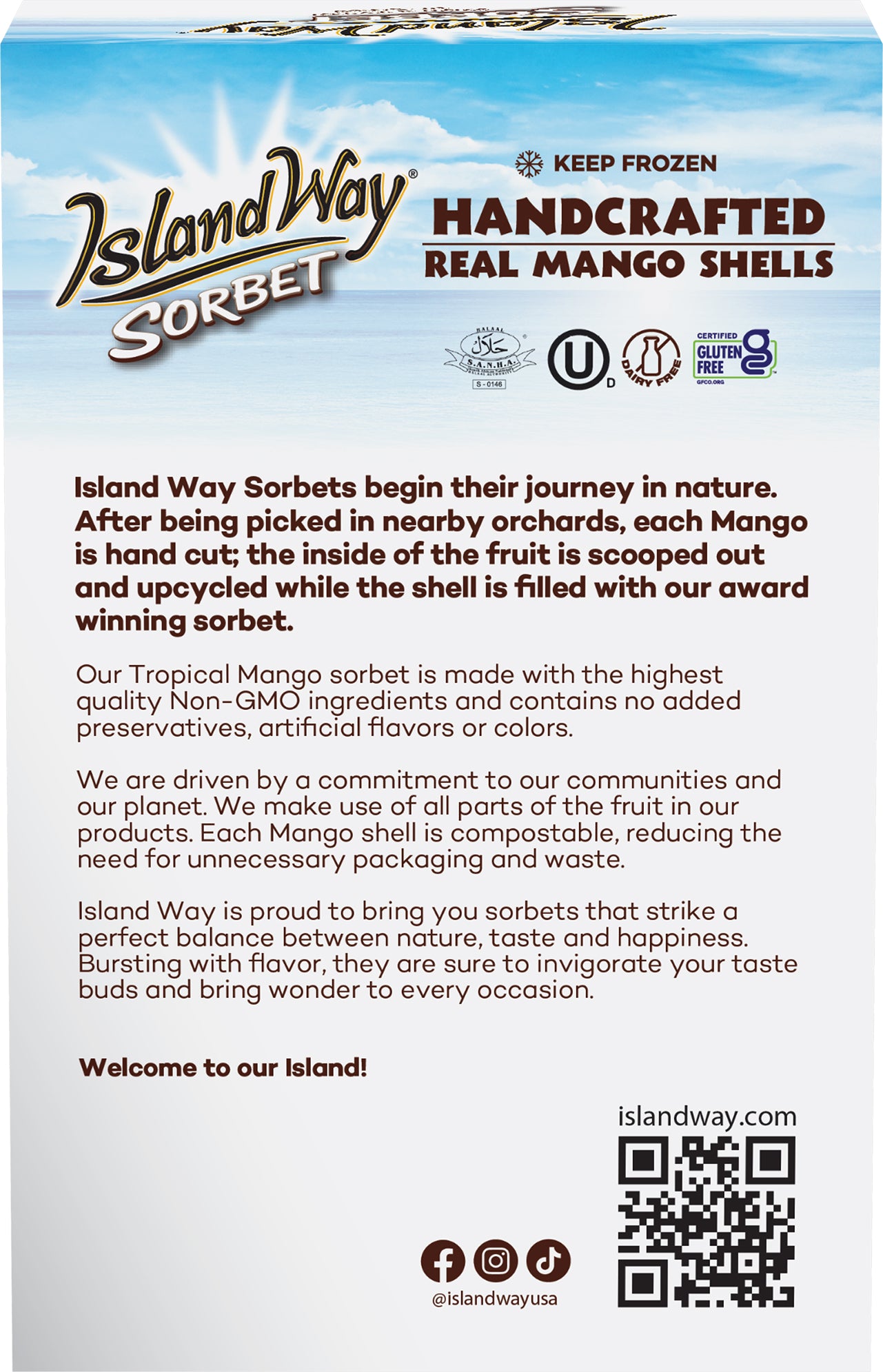Island Way Sorbet: Tropical Mango