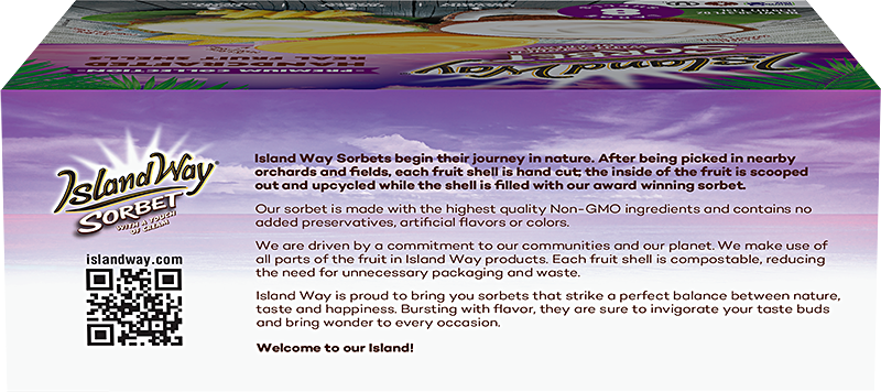 Island Way Sorbet:  BJ's Exclusive Premium 8-Pack