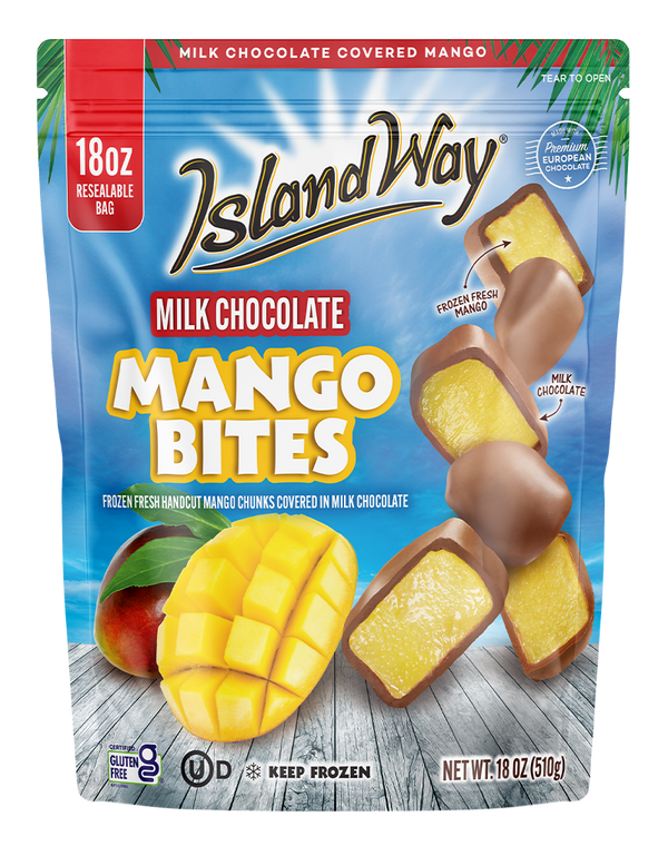 Milk Chocolate Covered Mango Bites 18oz