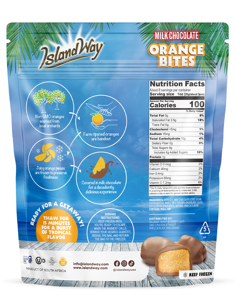 Orange Milk Chocolate Covered