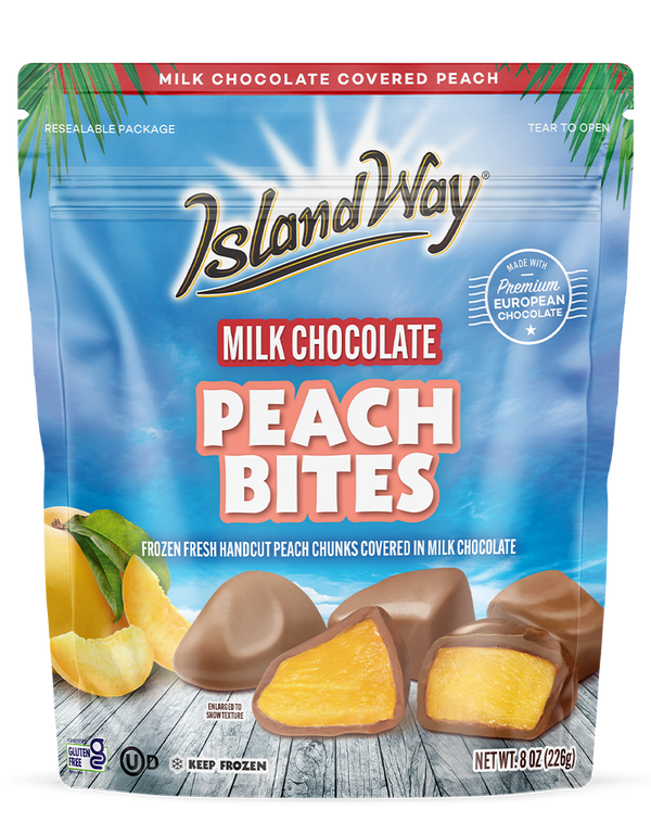 Peach Milk Chocolate Covered