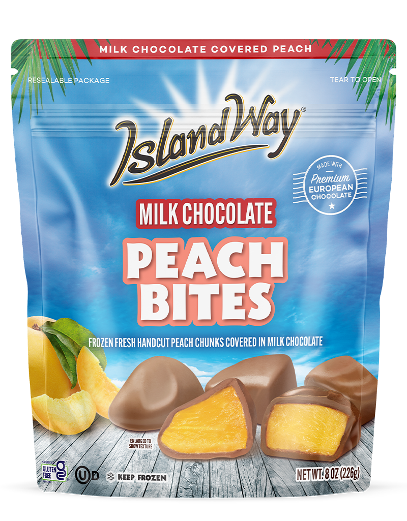Peach Milk Chocolate Covered