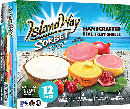 Island Way Sorbet:  Costco Variety 12-Pack