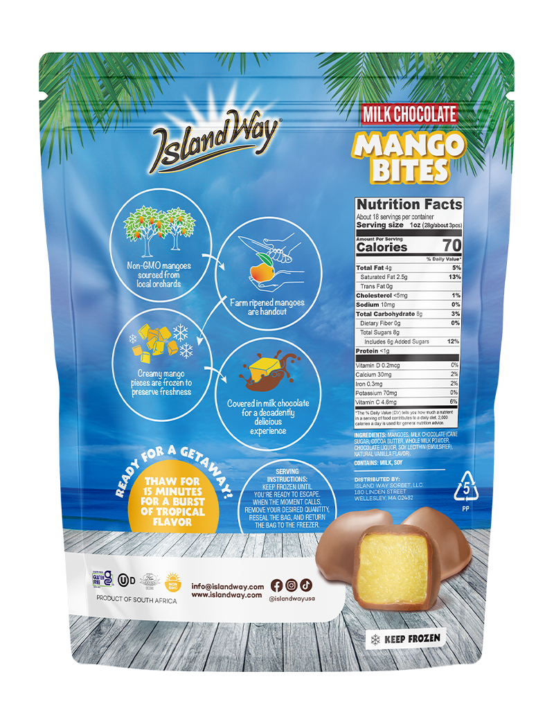 Mango Milk Chocolate Covered Bites 18oz