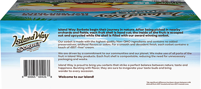 Island Way Sorbet:  Sam's Club Exclusive Variety 10-Pack